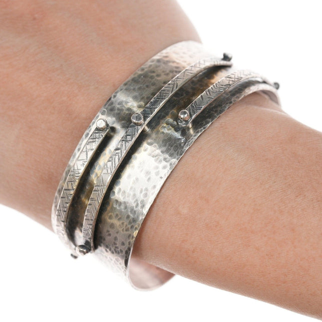 7 1/8" modernistisches Sterling-Armband