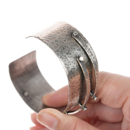 7 1/8" modernistisches Sterling-Armband