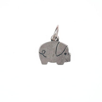 Retired James Pig Charm in sterling