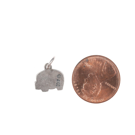 Retired James Pig Charm in sterling