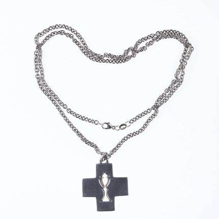 Retired James Avery Communion Cross pendant on 24" chain