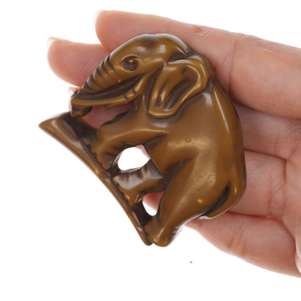 c1940's Bakelite Elephant brooch