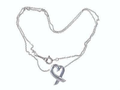 Tiffany Sterling Paloma Picasso Heart necklace