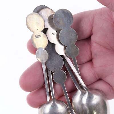 Vintage AH800 Silver Chinese Characters spoon set