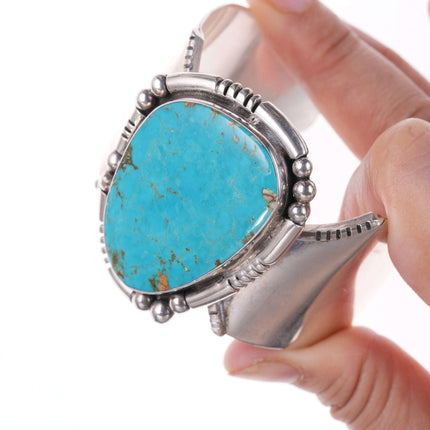 Native American Sterling and turquoise bracelet