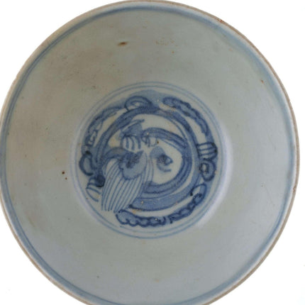 Ming Wanli Chinese Blue underglaze Dragon bowl