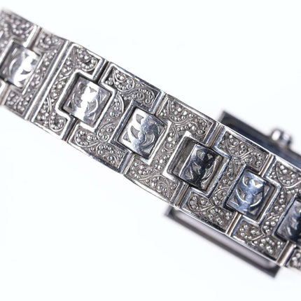 Lois Hill Watch Sterling Silver Band