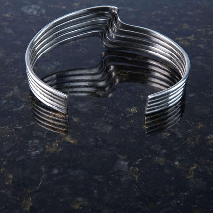 Mexikanisches modernistisches Sterling-Manschettenarmband