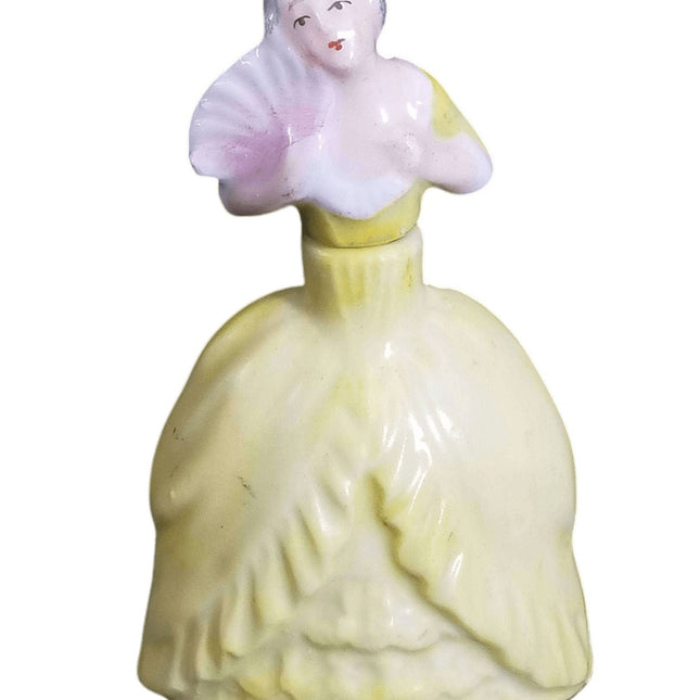 Germany Figural Perfume Bottle Woman in dress Porcelain c.1910