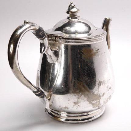 1930's Gulf Coast Lines Silverplate Railroad Silver Teapot Rogers