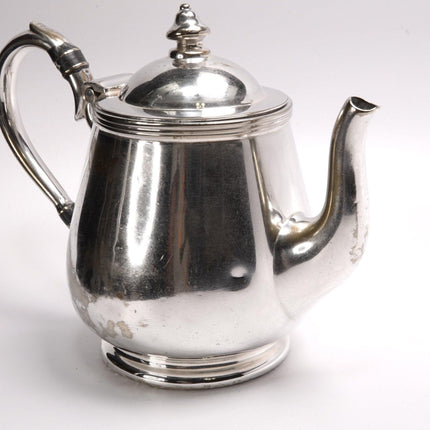 1930's Gulf Coast Lines Silverplate Railroad Silver Teapot Rogers