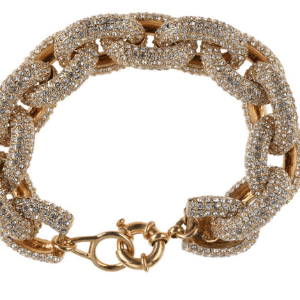 Chunky Retro J Crew pave rhinestone bracelet