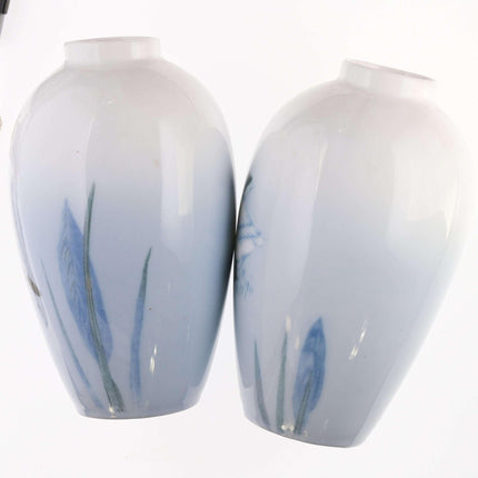 c1900 Antique Rosenthal Copenhagen Duck vases pair