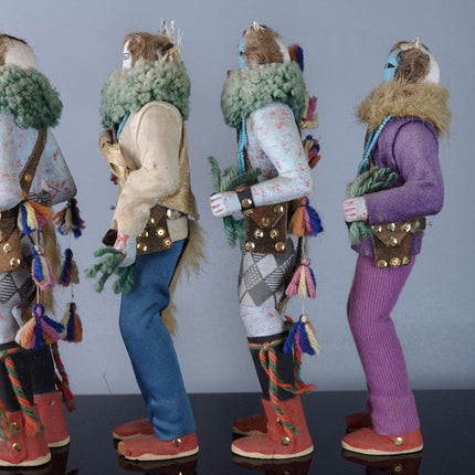 1960's-70's Navajo Yei-bi-chei dancers Kachina dolls