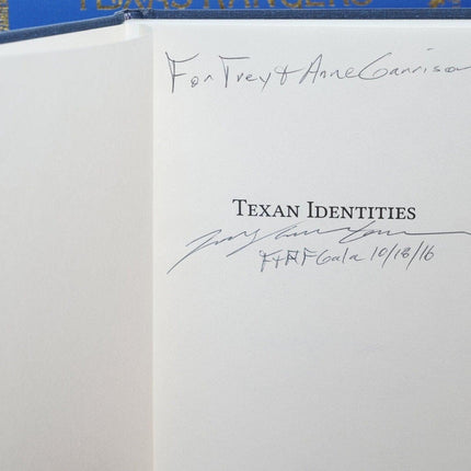 4 本德克萨斯游骑兵队签名书籍，献给小荷马·加里森 (Homer Garrison jr) 家人