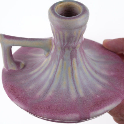 1920 年代 Muncie 美国艺术陶器 Chamberstick