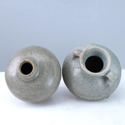 15th Century Thai Sawankhalok celadon jarlets hj