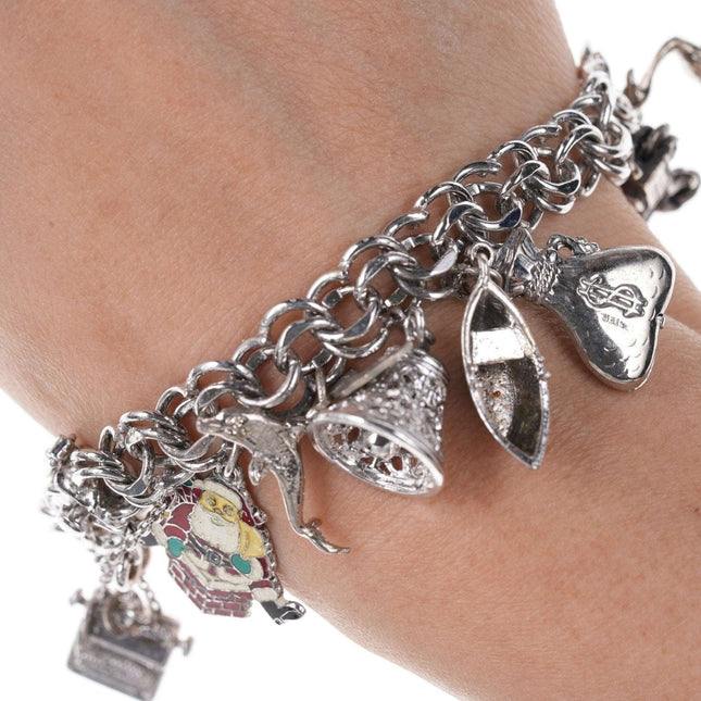 Vintage Sterling silver charm bracelet