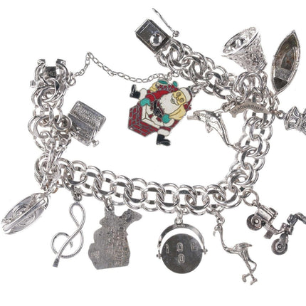 Vintage Sterling silver charm bracelet