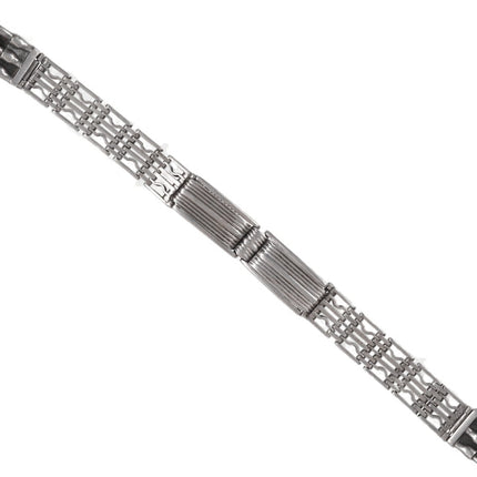 Russisches Art-Deco-Damenuhrenarmband aus 875er Silber