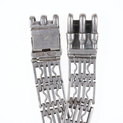 c1920's Art Deco Russian 875 Silver Ladies Watch Band