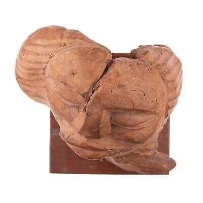 Vintage carved burl sculpture