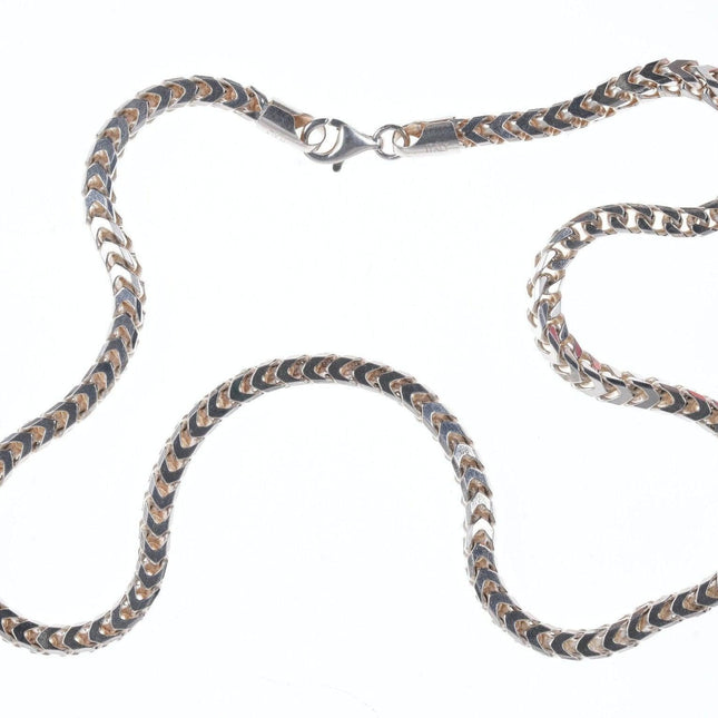 20" Heavy Retro Italian Sterling chain