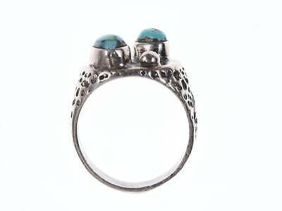 sz8.75 vintage Native American sterling/turquoise ring