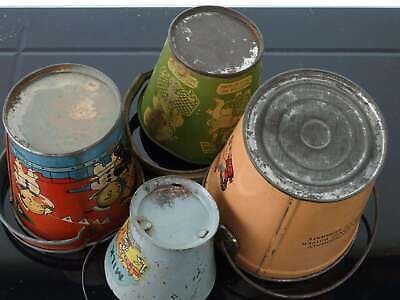 Tin Toy Bucket Collection Sultana Peanut Butter, Ohio Art, Three little pigs, Ma