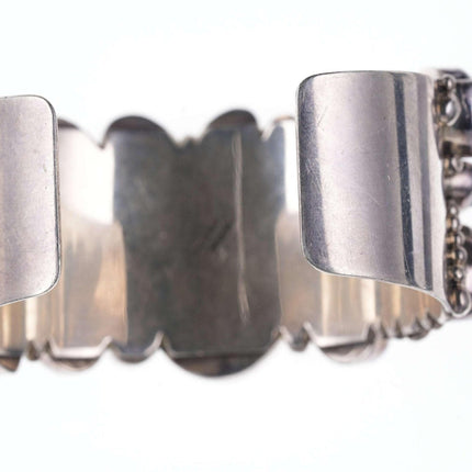 Large Nakai Sterling Multi-stone Cuff bracelet