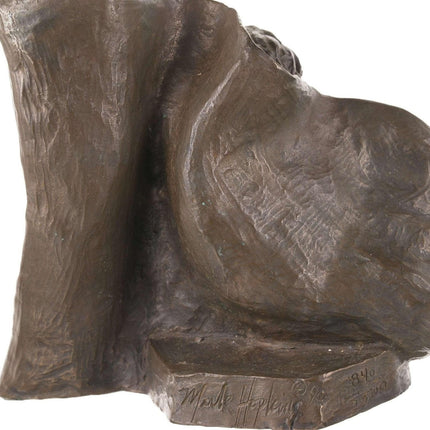 Mark Hopkins Bronze Eagle with flag sculpture 846/2500