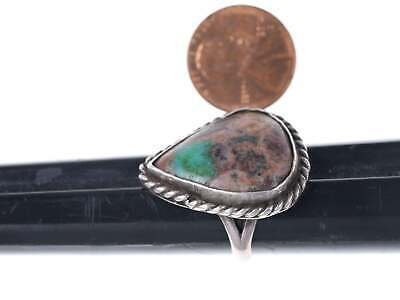Gr. 9 Vintage Navajo Sterling und Türkis Ring