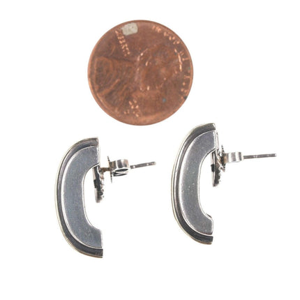 David Yurman Sterling/14k cable stud earrings