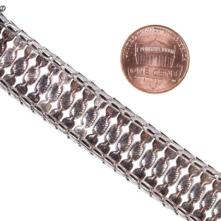 7.5" Retro Milor sterling flexible bracelet