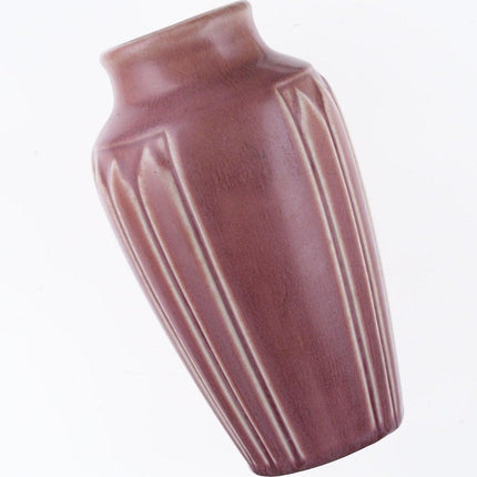 1922 年 Rookwood Art 粉紫色哑光陶器花瓶