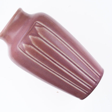 1922 年 Rookwood Art 粉紫色哑光陶器花瓶