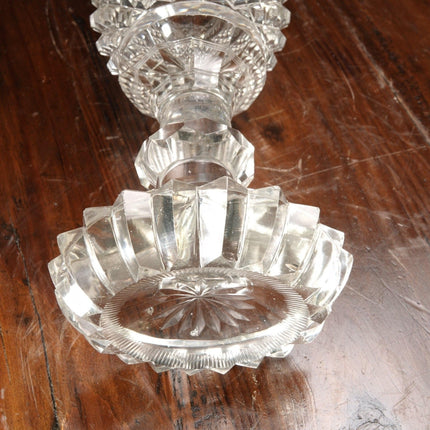 1800's Bohemian Beer Glass Hand Cut