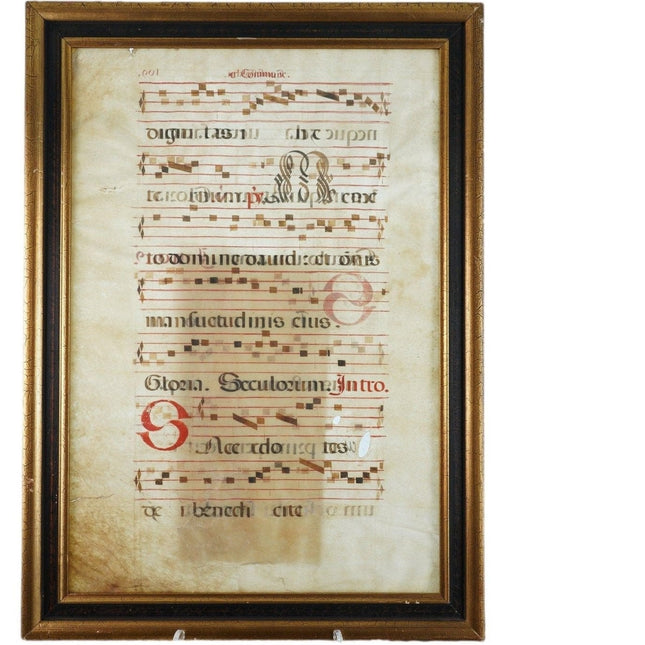 15th/16th century Vellum Antiphonal leaf v