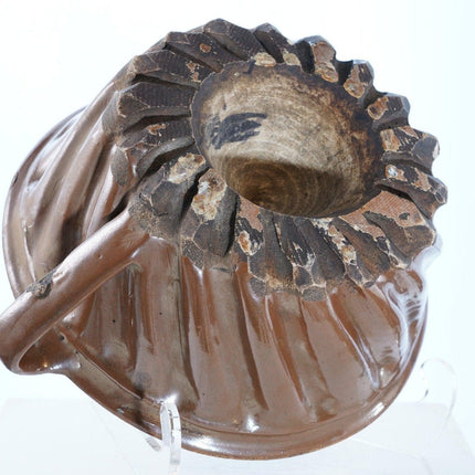 c1870 Antique Stoneware Bundt Cake Pan