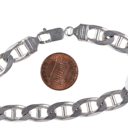 9" Retro Italian Sterling link bracelet