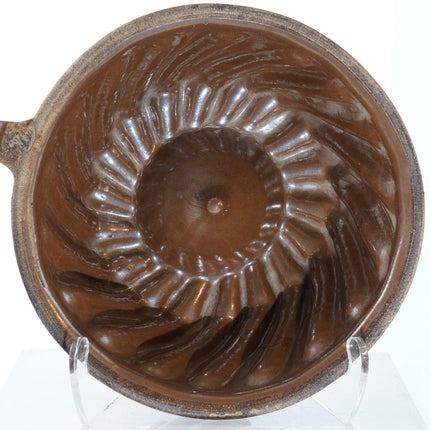 c1870 Antique Stoneware Bundt Cake Pan