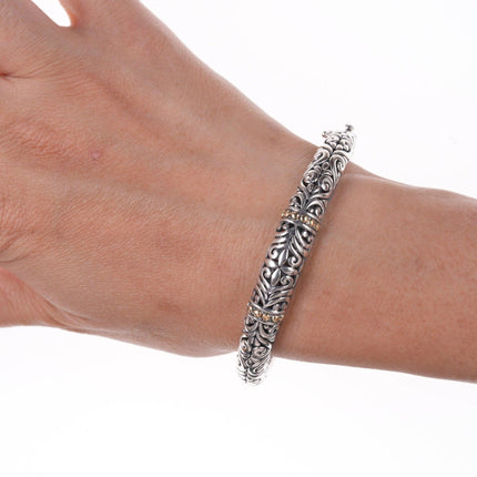 7,5" Effy 18k/Sterling-Armband