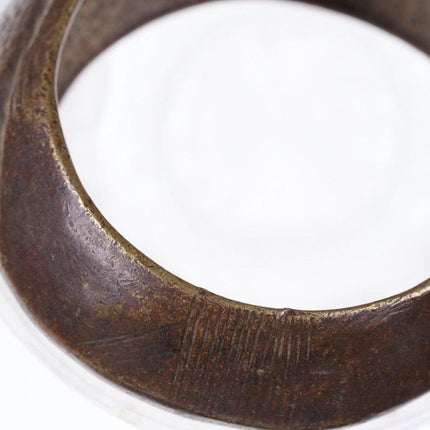 Ancient bronze bracelet