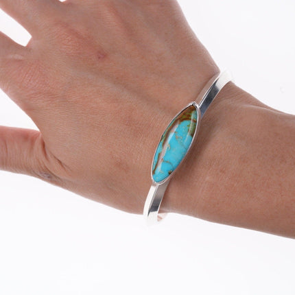 7" Garcia Santa Fe Southwestern sterling and turquoise bracelet