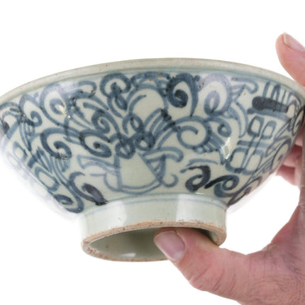 Antique Chinese blue underglaze bowl