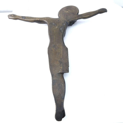 c1890 Antique French Bronze Crucifix