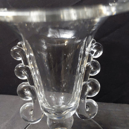 c.1950 Heisey Lariat Glass Basket 10"