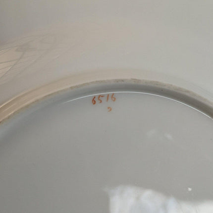 c1855 Minton Hand Painted Plates in Devon Shape 9 3/8" pair