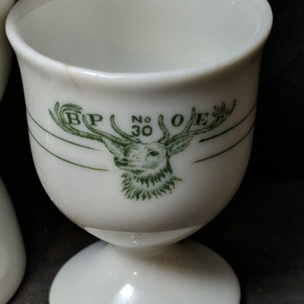 BPOE No 30 New Orleans Elk Lodge ristorante China Egg Cups