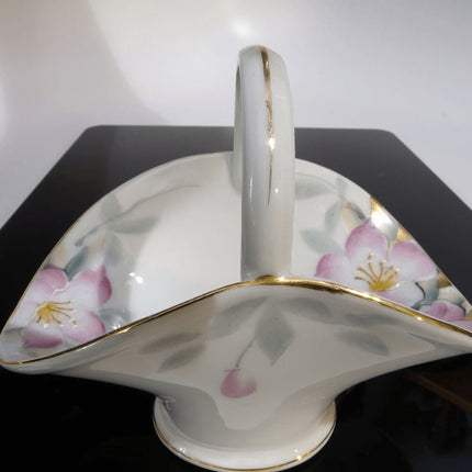 c.1940 Noritake Azalea Dolly Varden 篮子完好无损